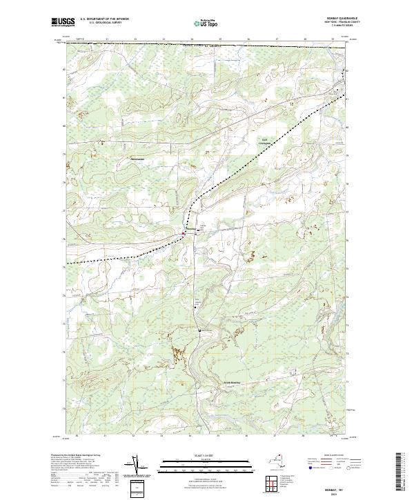 Bombay topographic map thumbnail