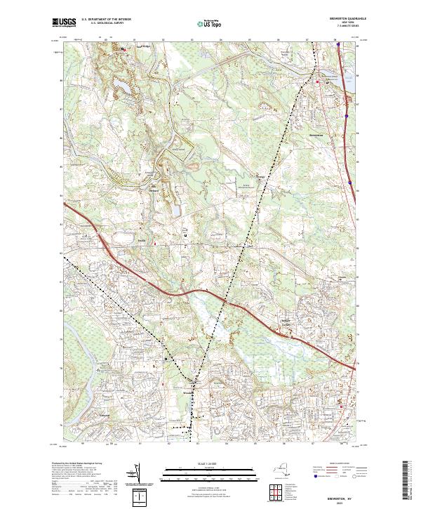Brewerton topographic map thumbnail