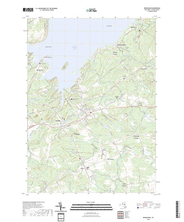 Broadalbin topographic map thumbnail