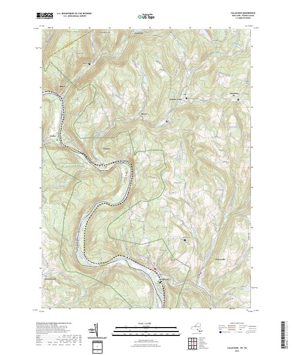 Callicoon topographic map thumbnail