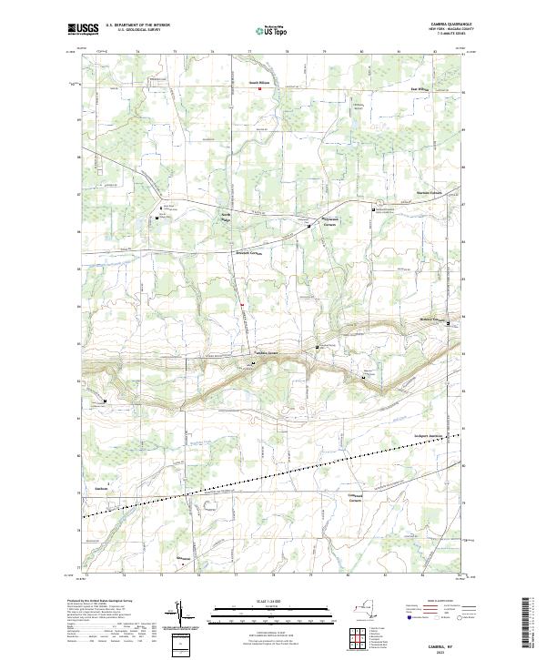 Cambria topographic map thumbnail