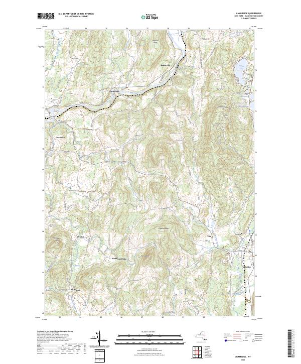 Cambridge topographic map thumbnail
