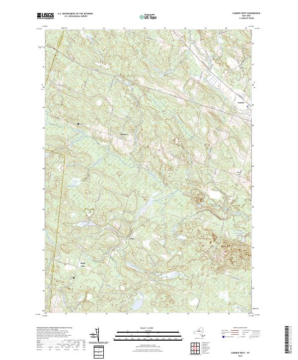 Camden West topographic map thumbnail