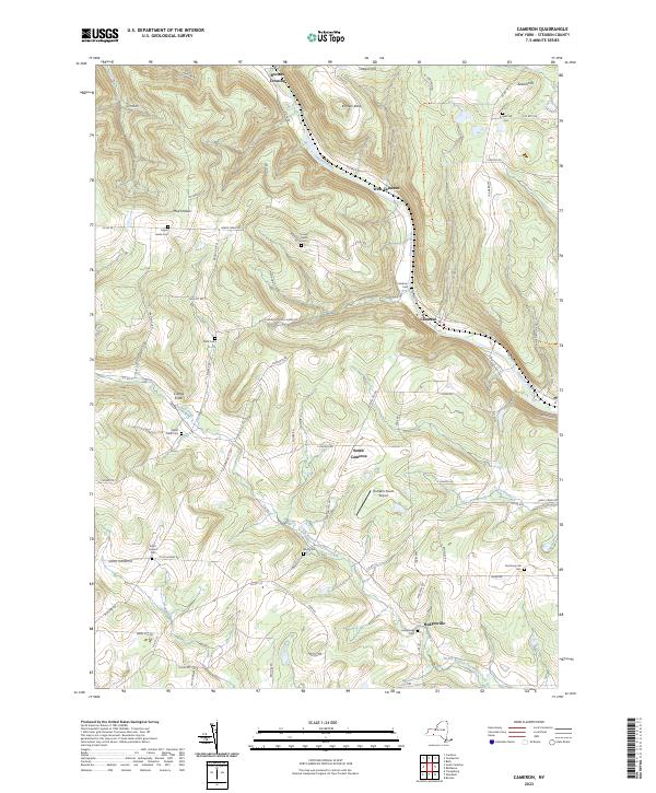 Cameron topographic map thumbnail