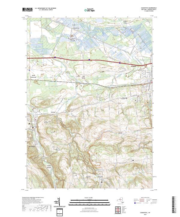 Canastota topographic map thumbnail