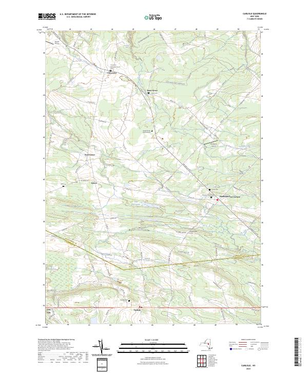 Carlisle topographic map thumbnail