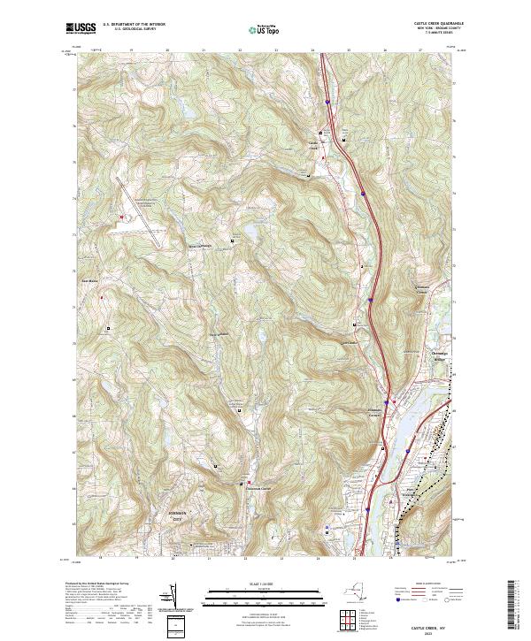 Castle Creek topographic map thumbnail