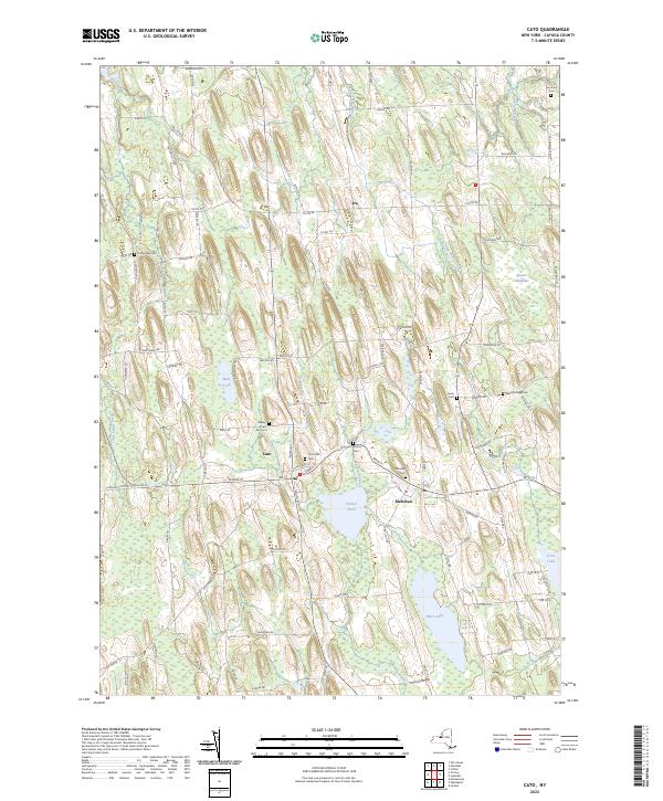 Cato topographic map thumbnail