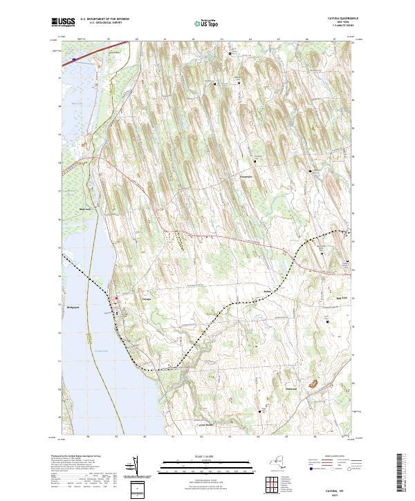 Cayuga topographic map thumbnail