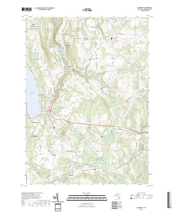 Cazenovia topographic map thumbnail