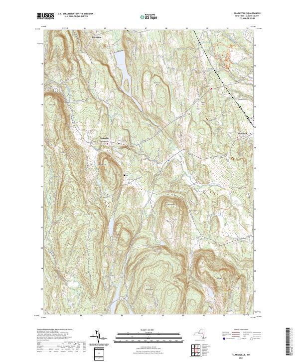 Clarksville topographic map thumbnail