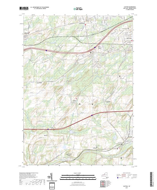 Clifton topographic map thumbnail