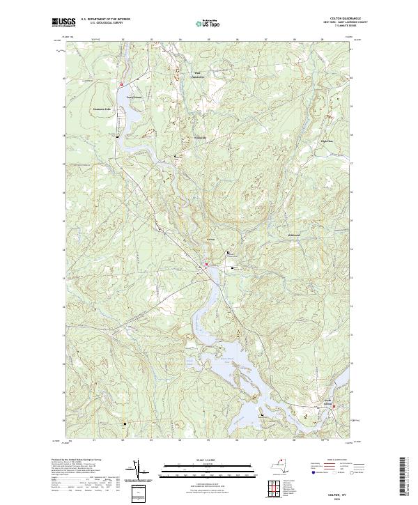 Colton topographic map thumbnail