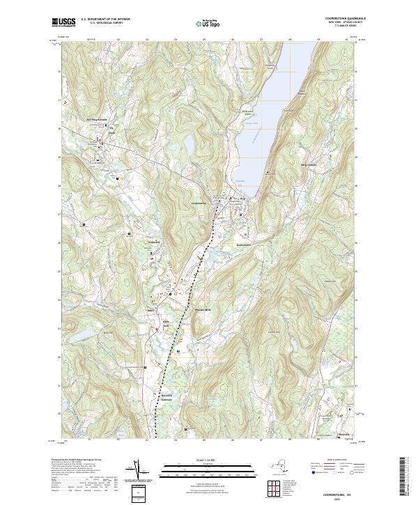 Cooperstown topographic map thumbnail