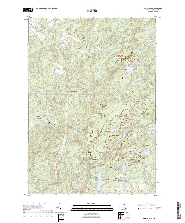 Crystal Dale topographic map thumbnail