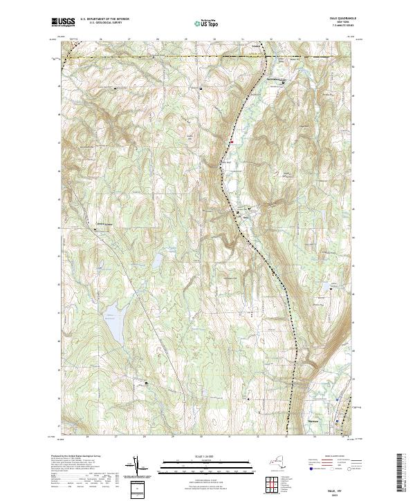Dale topographic map thumbnail