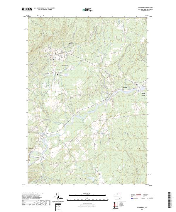 Dannemora topographic map thumbnail
