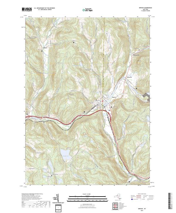 Deposit topographic map thumbnail