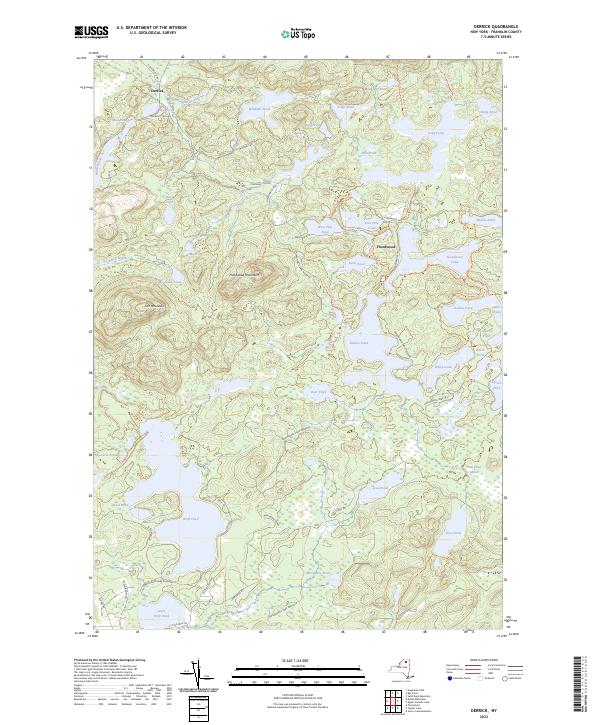Derrick topographic map thumbnail