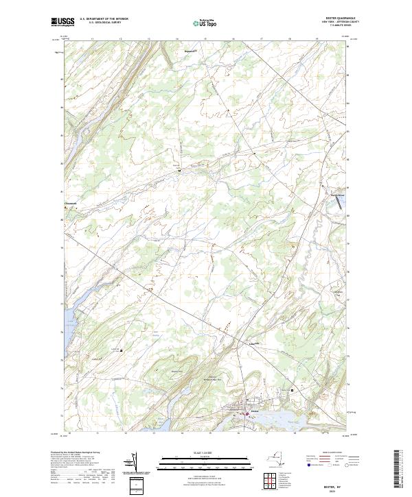 Dexter topographic map thumbnail