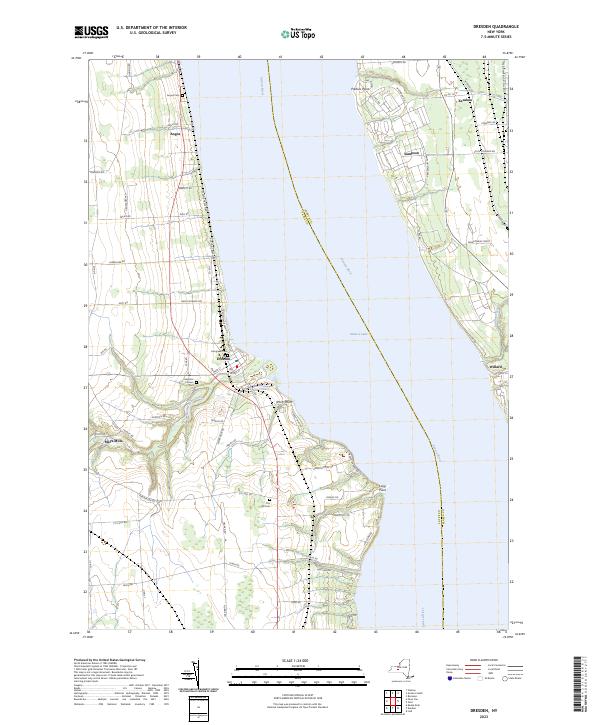 Dresden topographic map thumbnail