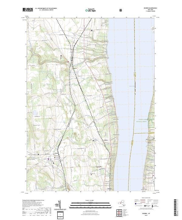 Dundee topographic map thumbnail