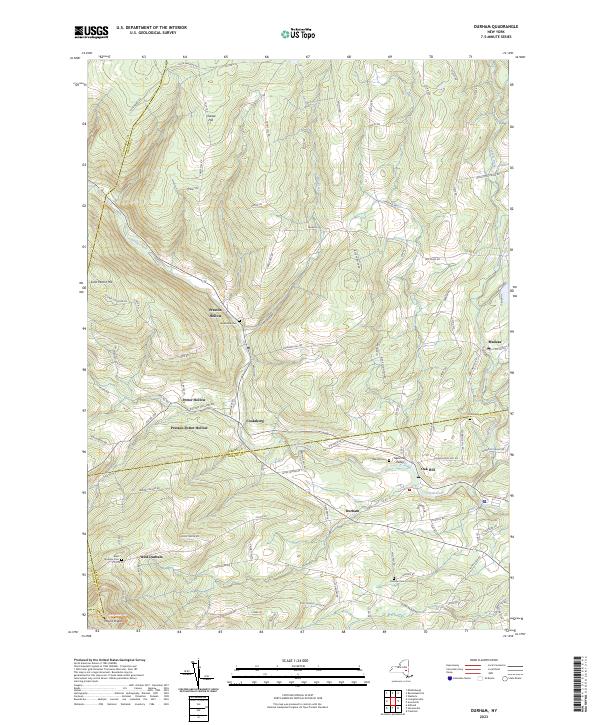 Durham topographic map thumbnail