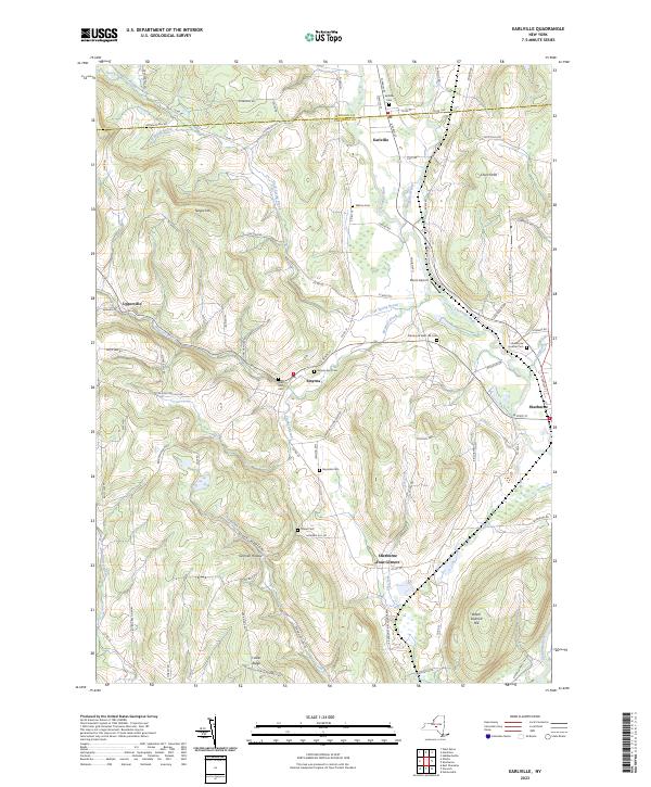 Earlville topographic map thumbnail