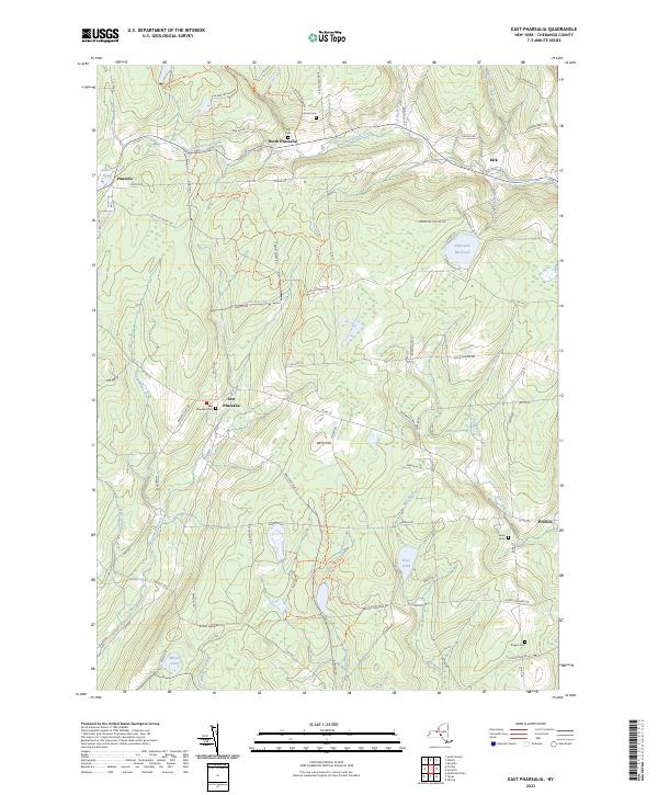 East Pharsalia topographic map thumbnail