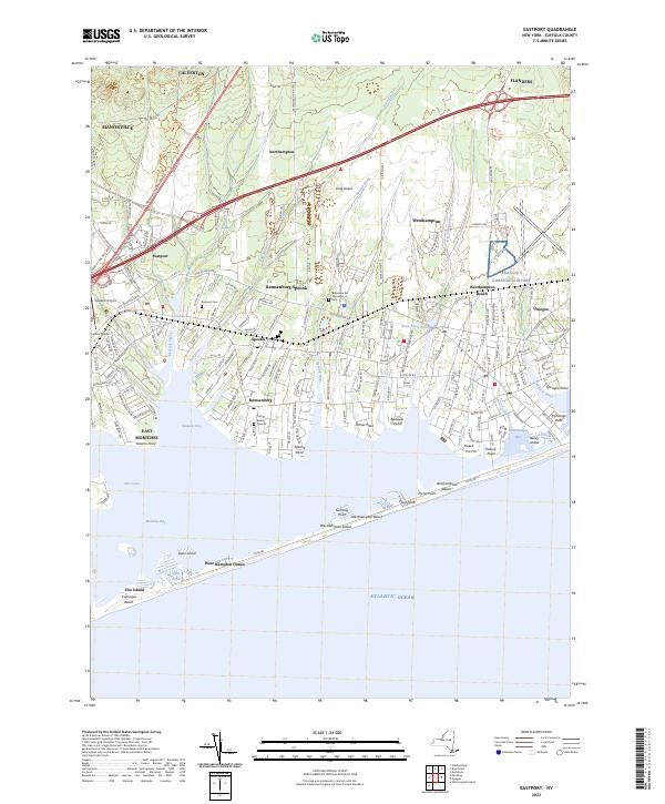 Eastport topographic map thumbnail