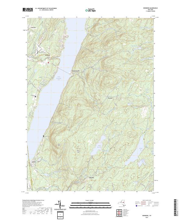 Edinburg topographic map thumbnail
