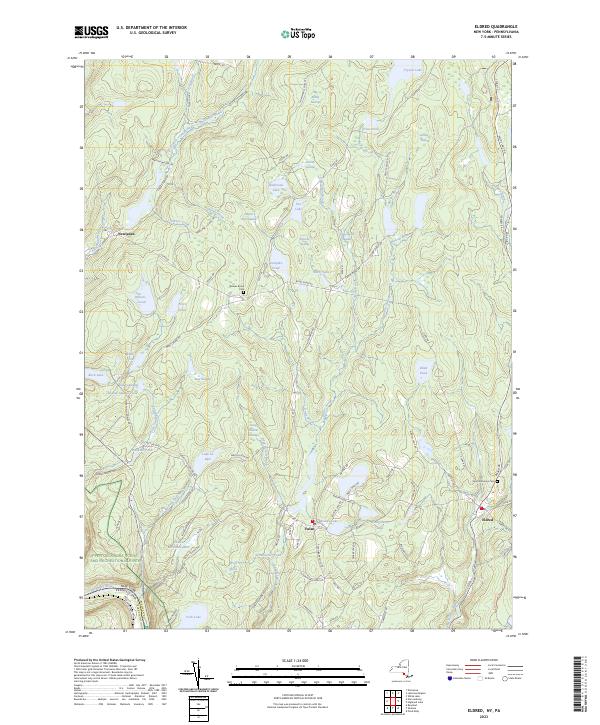 Eldred topographic map thumbnail