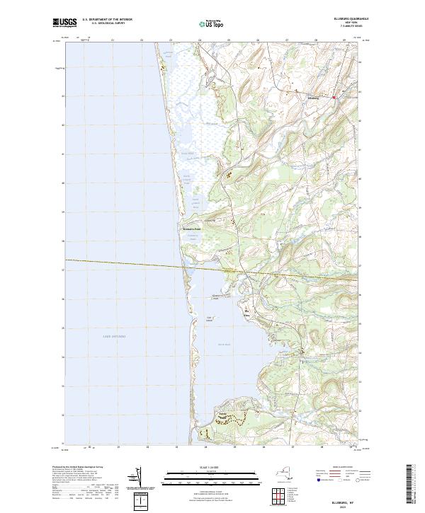 Ellisburg topographic map thumbnail