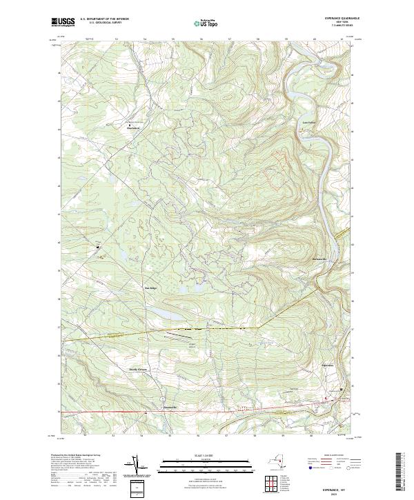 Esperance topographic map thumbnail