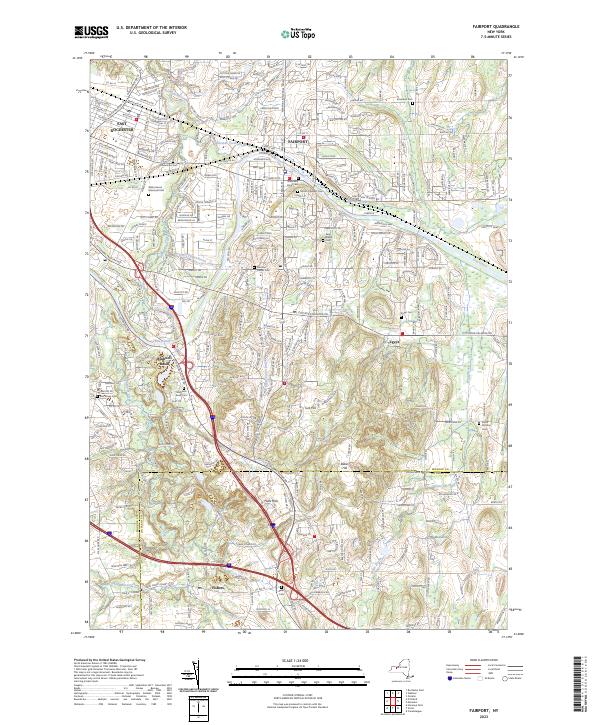 Fairport topographic map thumbnail