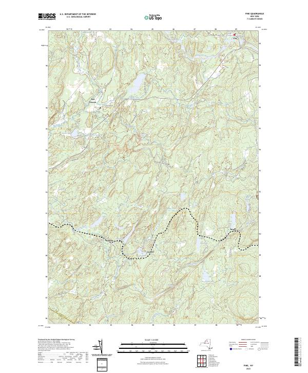 Fine topographic map thumbnail