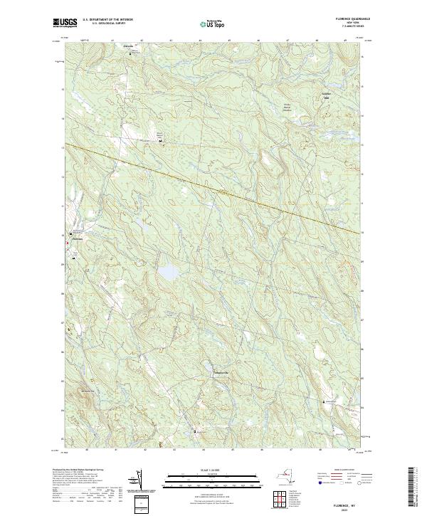 Florence topographic map thumbnail