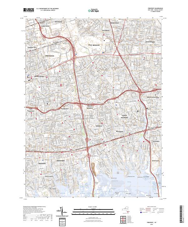 Freeport topographic map thumbnail