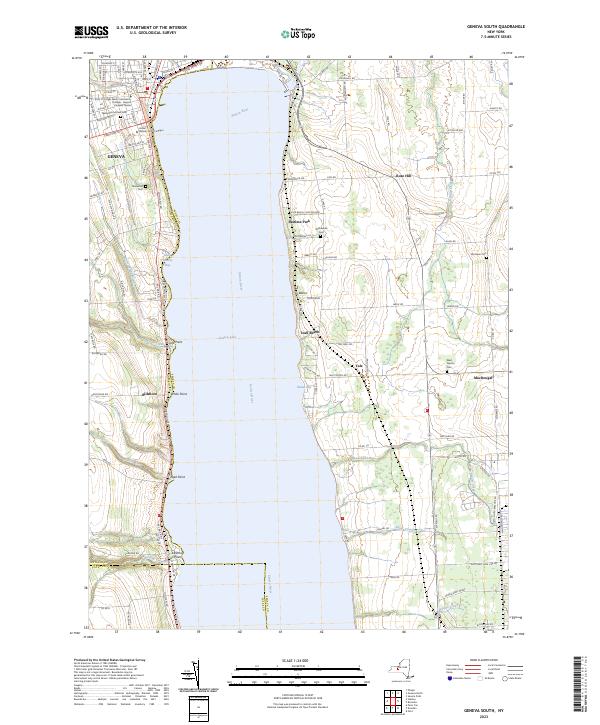 Geneva South topographic map thumbnail