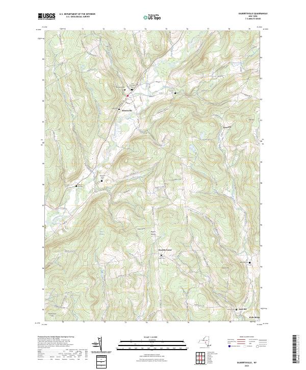 Gilbertsville topographic map thumbnail