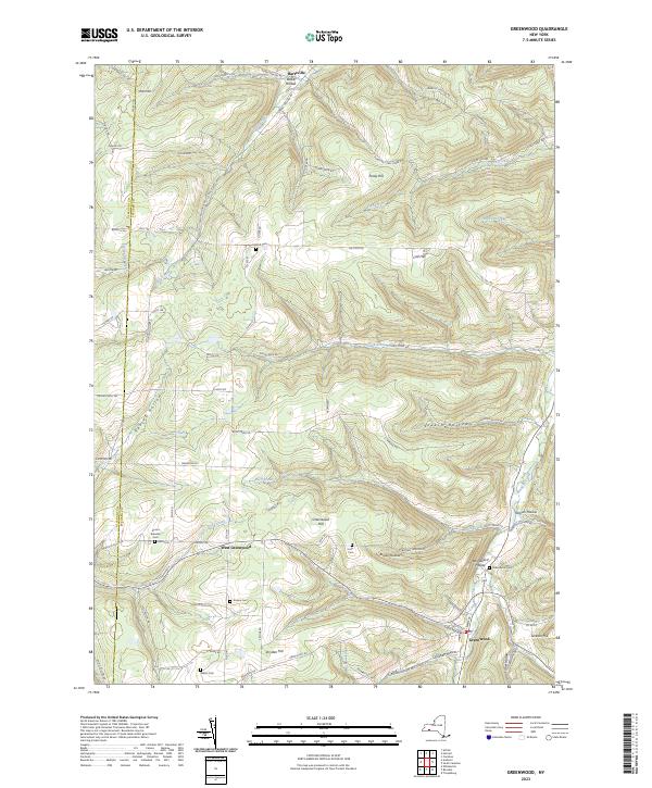 Greenwood topographic map thumbnail