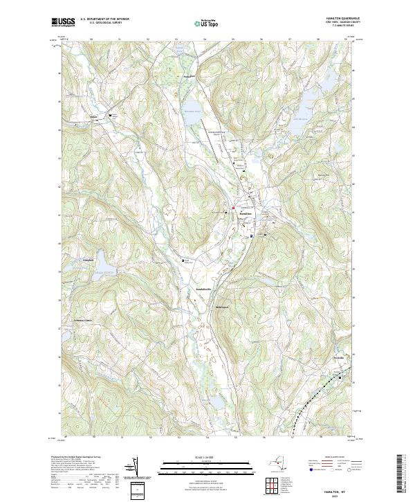 Hamilton topographic map thumbnail