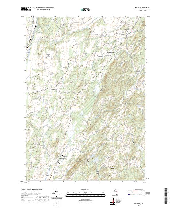 Hartford topographic map thumbnail