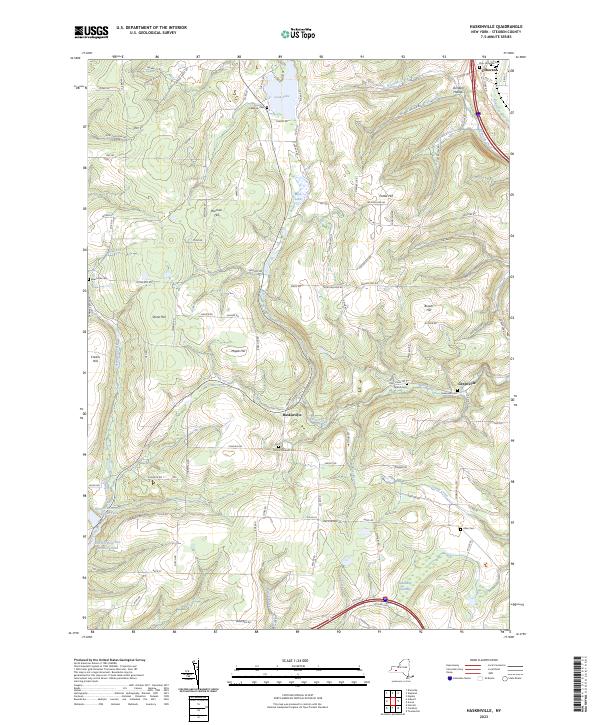 Haskinville topographic map thumbnail