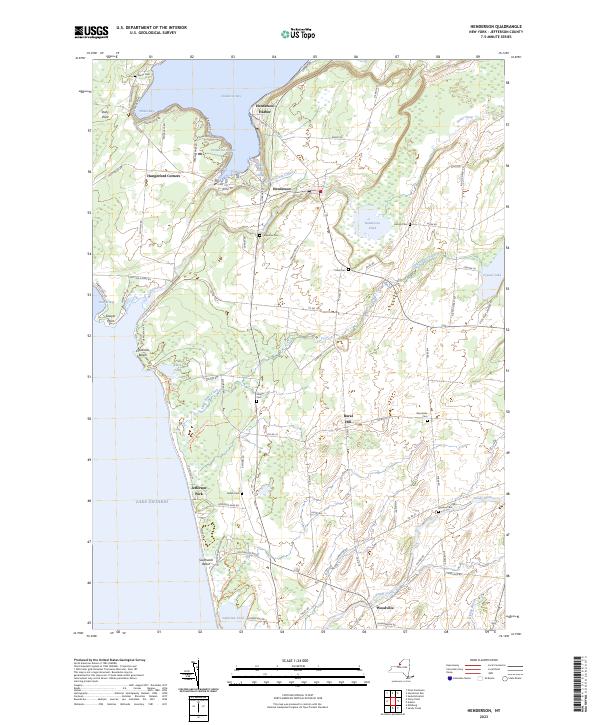 Henderson topographic map thumbnail