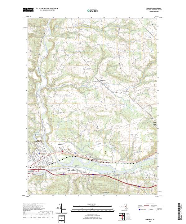 Herkimer topographic map thumbnail