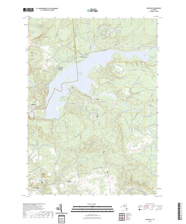 Hinckley topographic map thumbnail