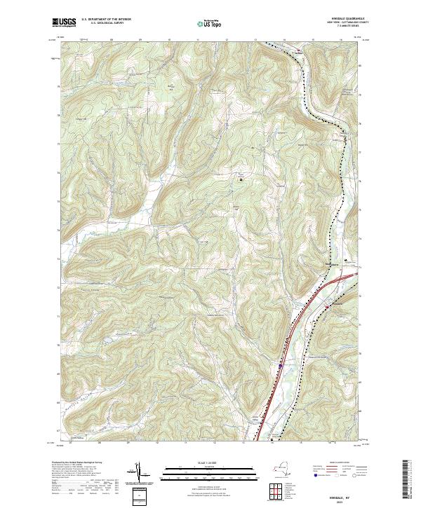 Hinsdale topographic map thumbnail