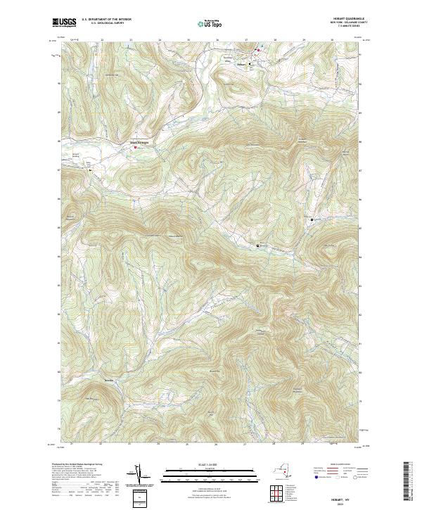 Hobart topographic map thumbnail