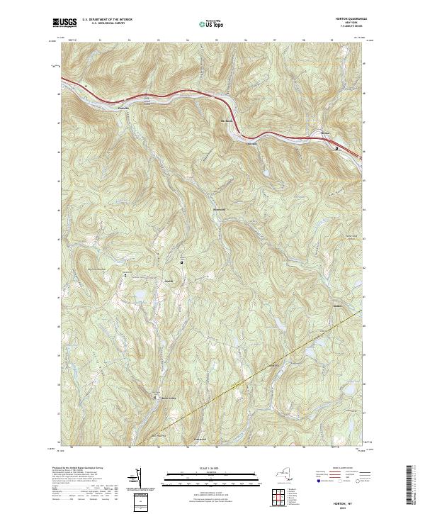 Horton topographic map thumbnail
